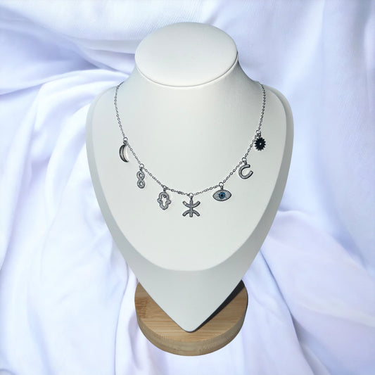 Collier Dihya argent